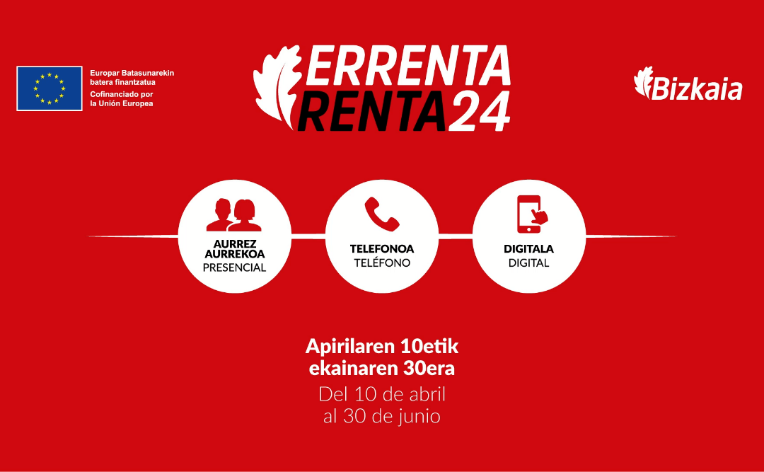 Renta 2024 – Desde el 10 de abril al 30 de junio
