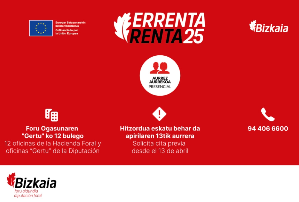 Renta 2025 – Desde el 15 de abril al 30 de junio