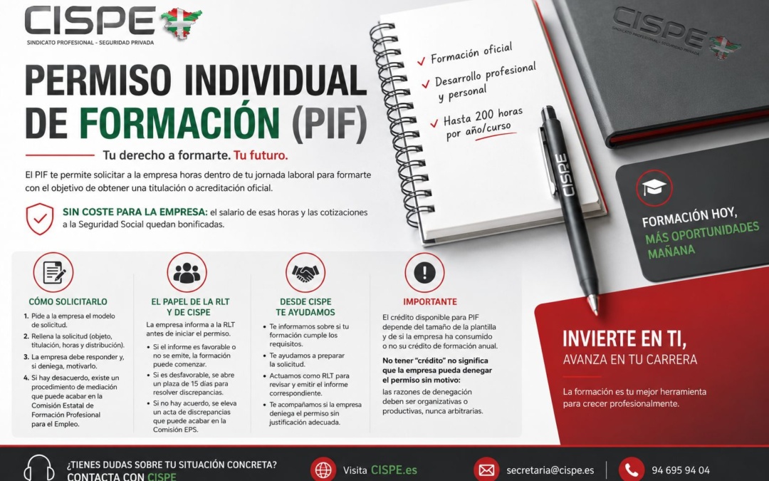 Permiso Individual de Formación (PIF): Qué es y cómo solicitarlo