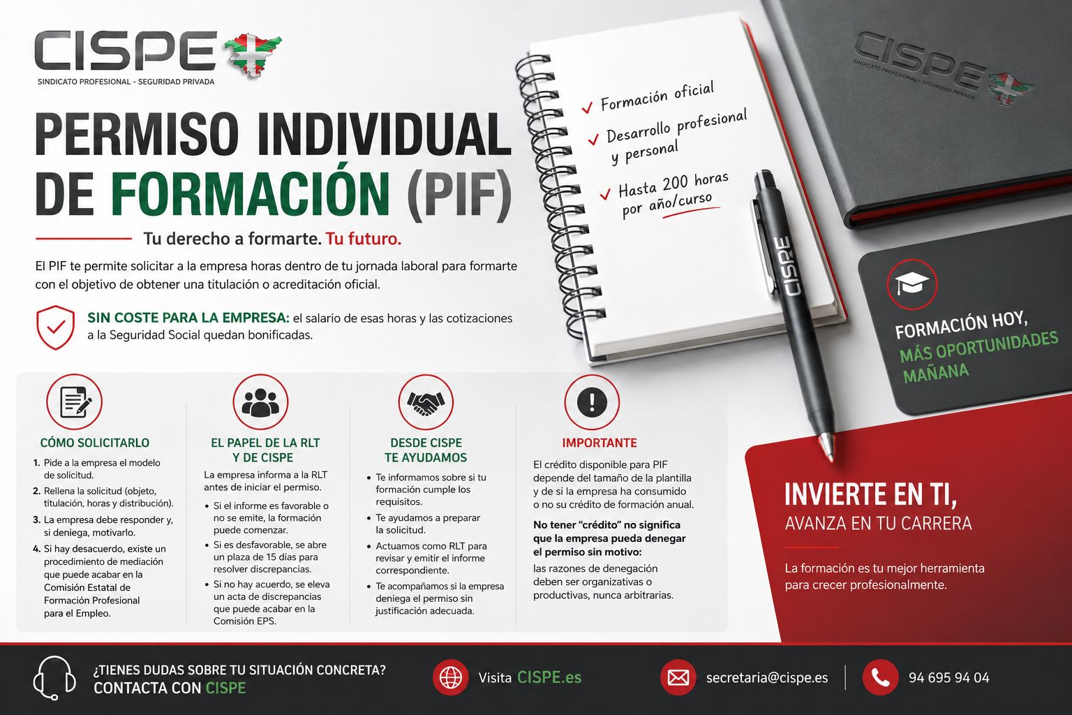 Permiso Individual de Formación (PIF): Qué es y cómo solicitarlo