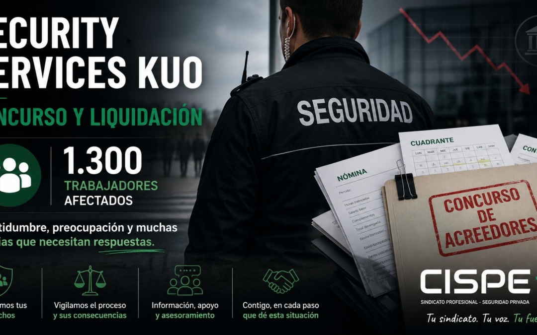 Security Services KUO: Concurso, liquidación y 1.300 trabajadores