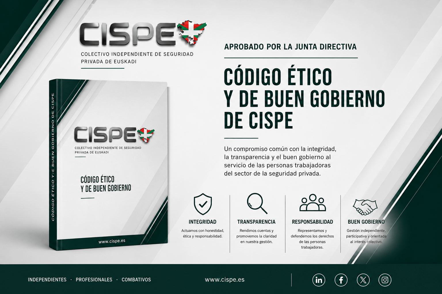 Compromiso, transparencia e independencia: Aprobamos el nuevo Código Ético y de Buen Gobierno