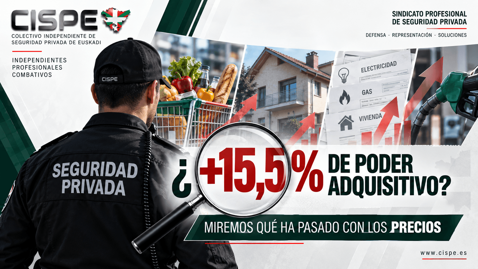 ¿Hemos ganado realmente un 15,5 % de poder adquisitivo?